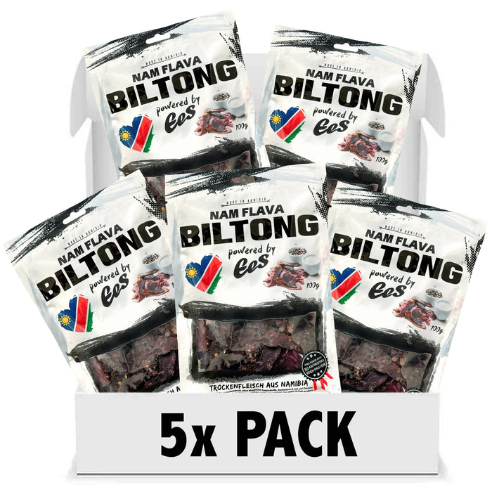 5er-Pack (100g) Biltong von EES - 500g