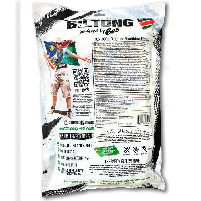 10er-Pack (100g) Biltong von EES - 1 Kg