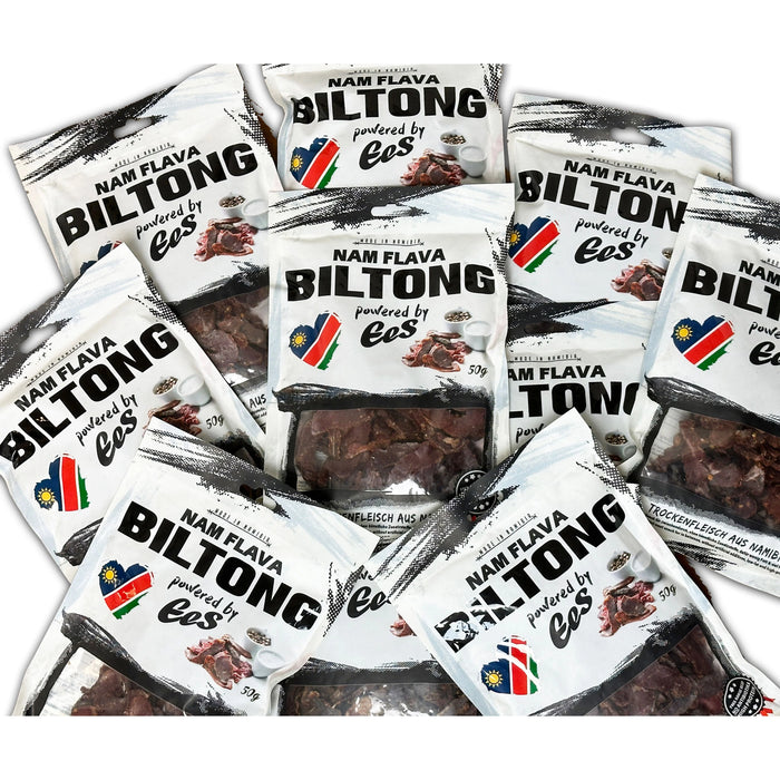 10er-Pack (50g) Biltong von EES - 500g