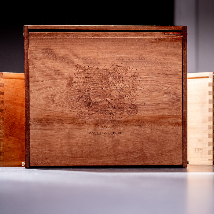 Holzkiste Waldweben (für 6 Flaschen)